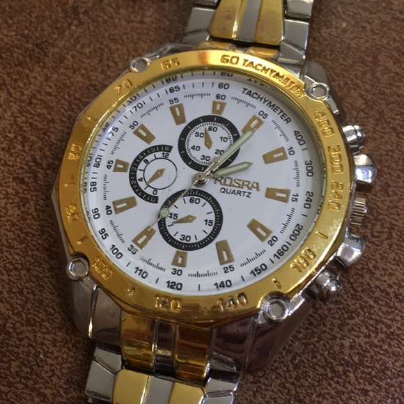 BOGO Men’s Fashion Quartz Watch Two Tone - Picture 1 of 8